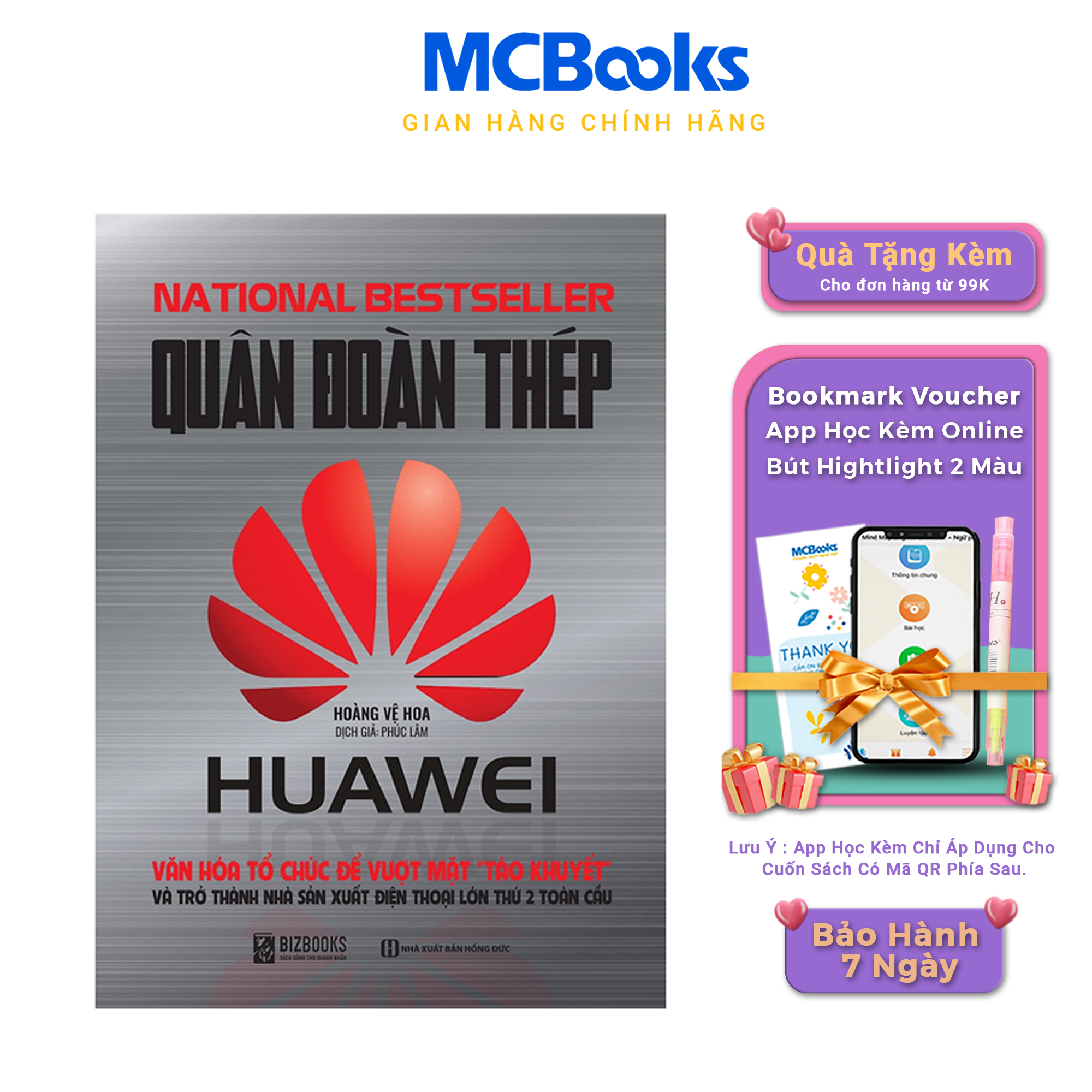 Sách - quân đoàn thép huawei - mcbooks