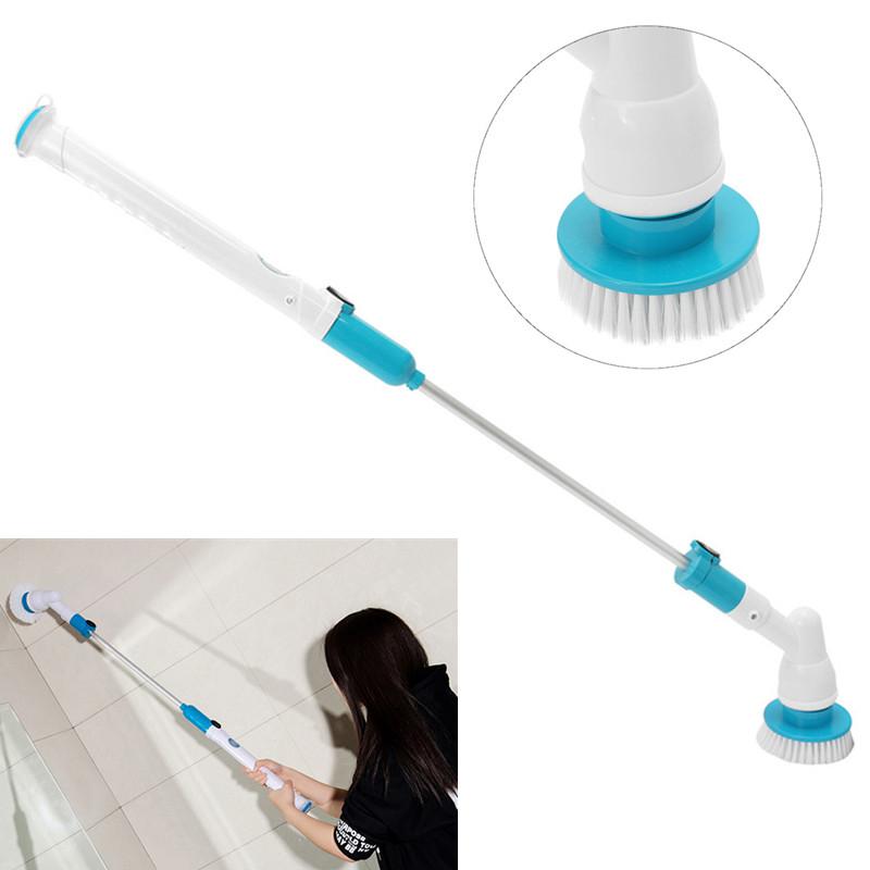 Chổi quét trần, lau phủi bụi bằng điện Huricane Spin Duster cán dài cầm tay 360 không dây