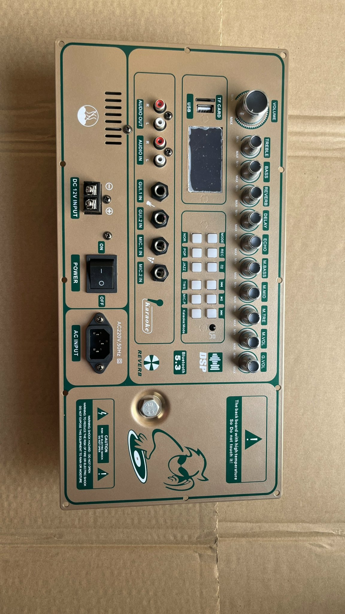 Mạch loa kéo dsp reverb mới