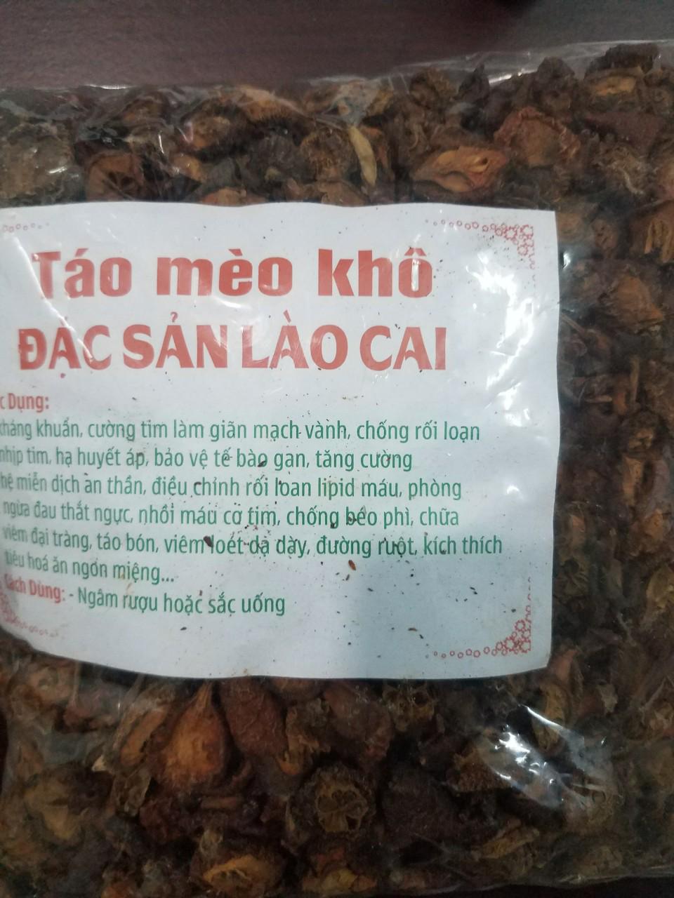 Táo mèo khô 1kg - rừng tây bắc