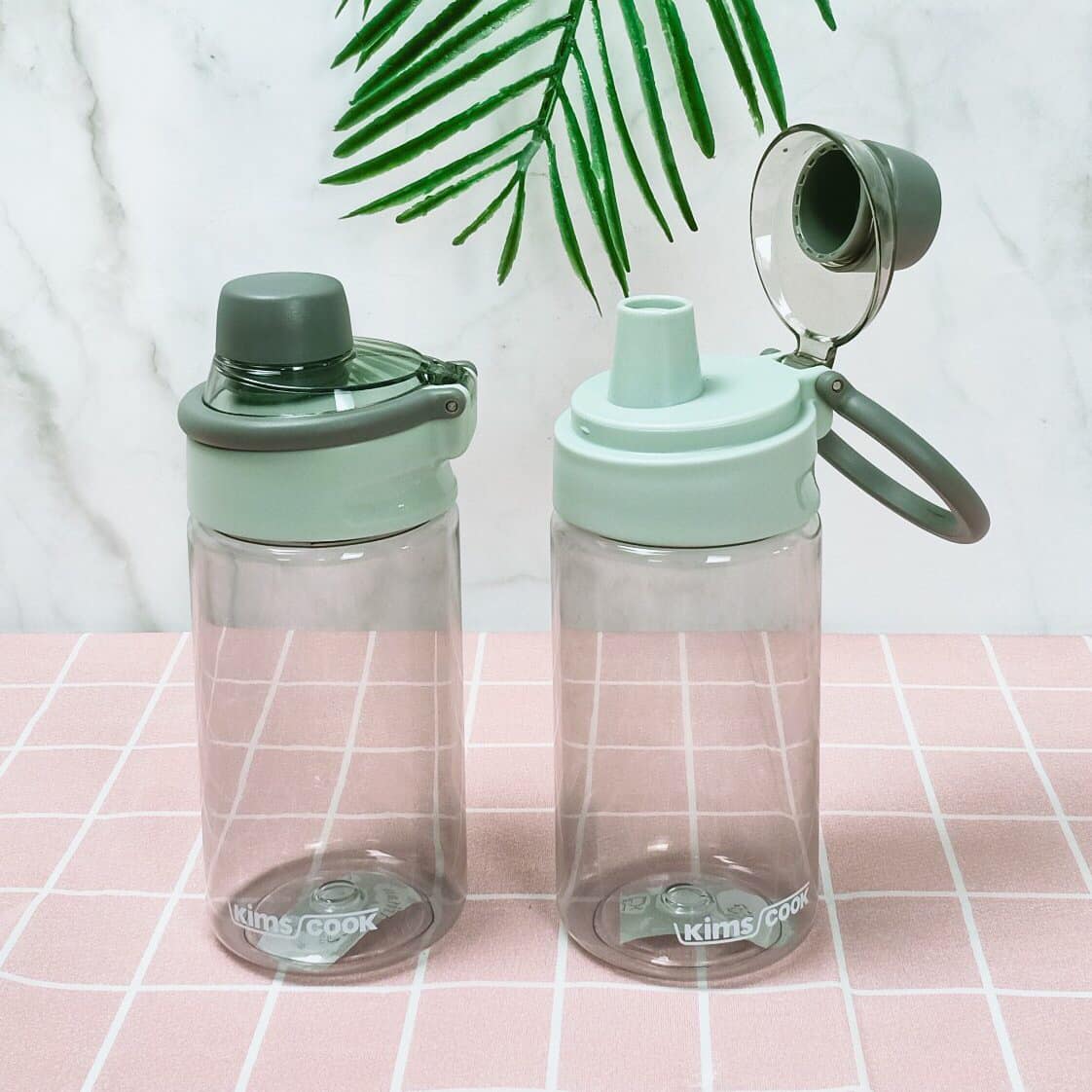 Bình nước thể thao nhựa an toàn Kims Cook 520ml XL-2056 có quai đeo