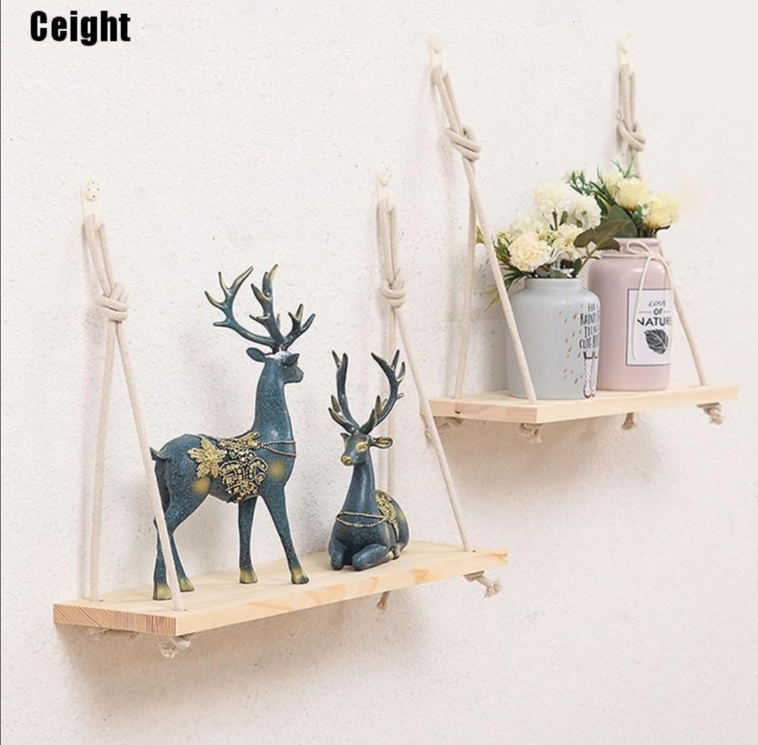 Kệ gỗ treo tường trang trí siêu xinh. Gỗ MDF cao cấp. Kích thươc 50 x 14 x 1,2cm (HG-232)