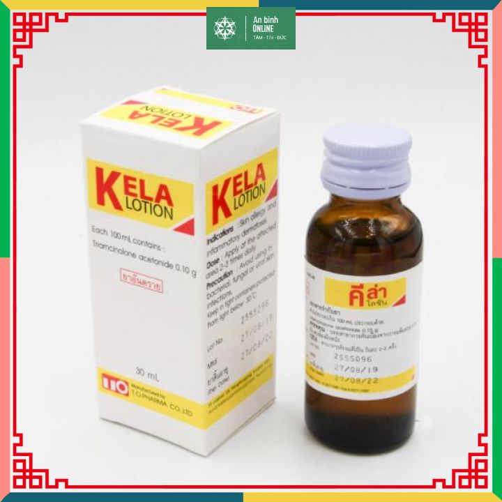 Kela Lotion bôi viêm nang lông, lỗ chân lông Thái Lan 30ml