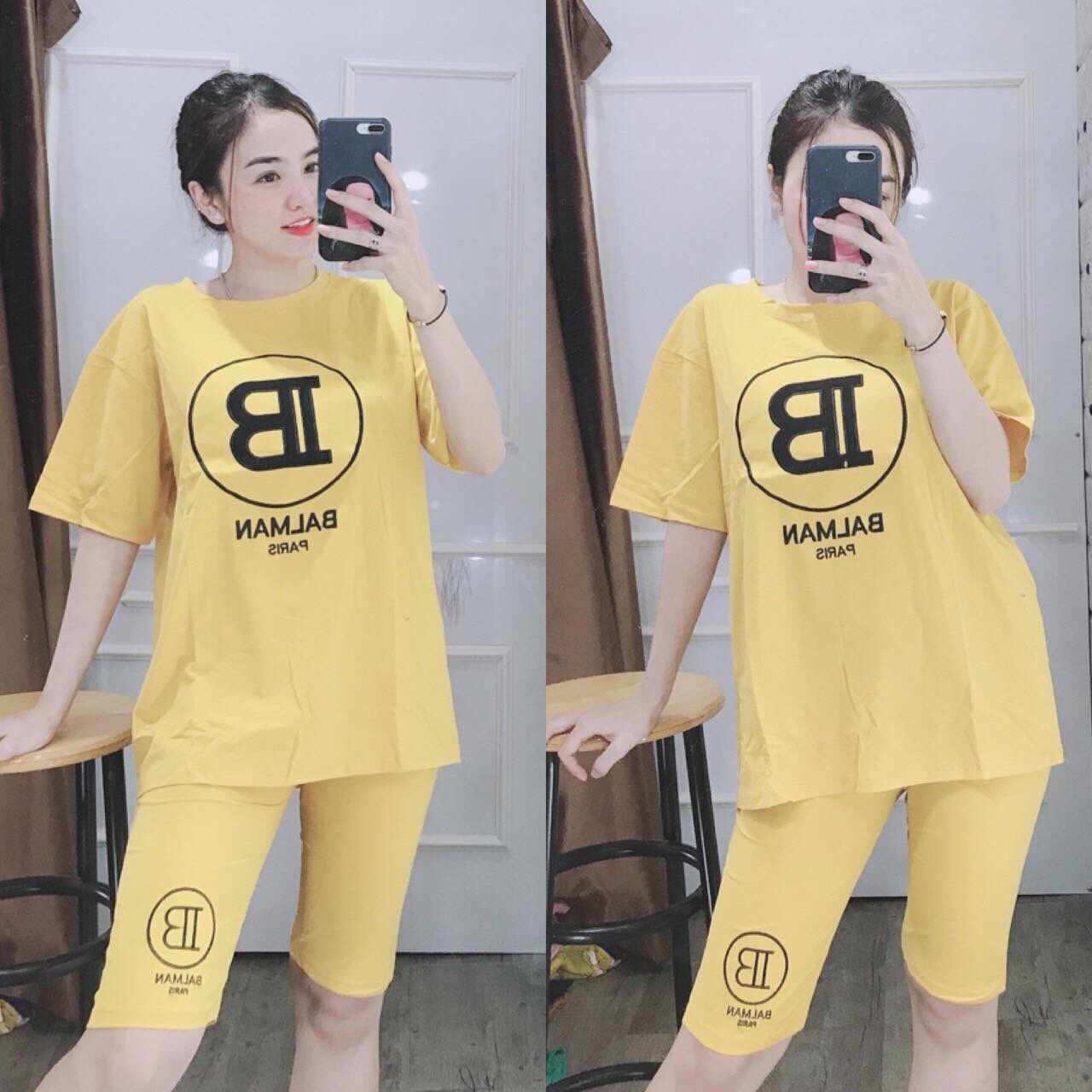 Set bộ mặc nhà thun cotton 4 chiều / Có size 70KG