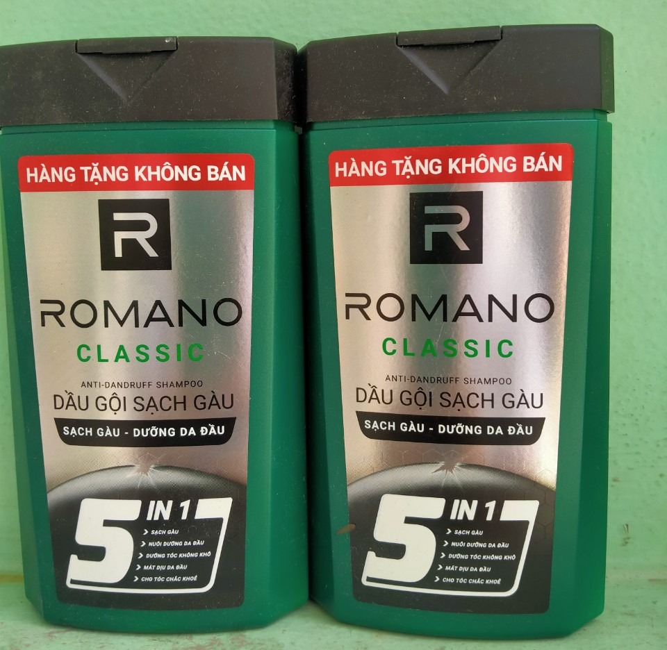 Combo 2 Chai Dầu Gội 5 In 1 Romano 150gram