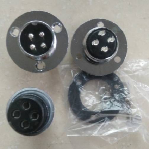 Bộ giắc cắm đực và cái M16 4 chân