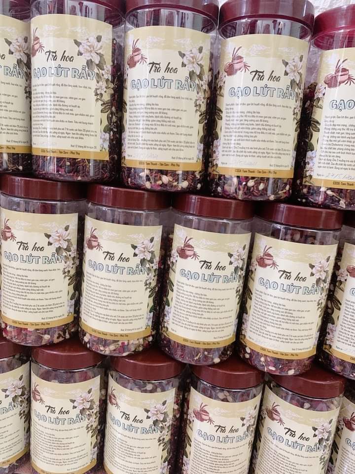 Trà hoa gạo lứt rẫy
