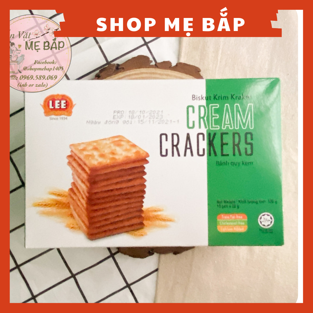 Bánh quy ăn kiêng lee malaysia 330g - bánh quy lúa mạch - shop mẹ bắp