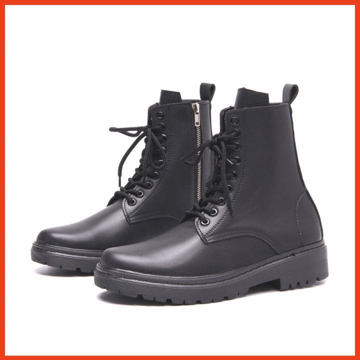 Giày bốt nam cao cổ khóa kéo, chealsea boots classic da cao cấp