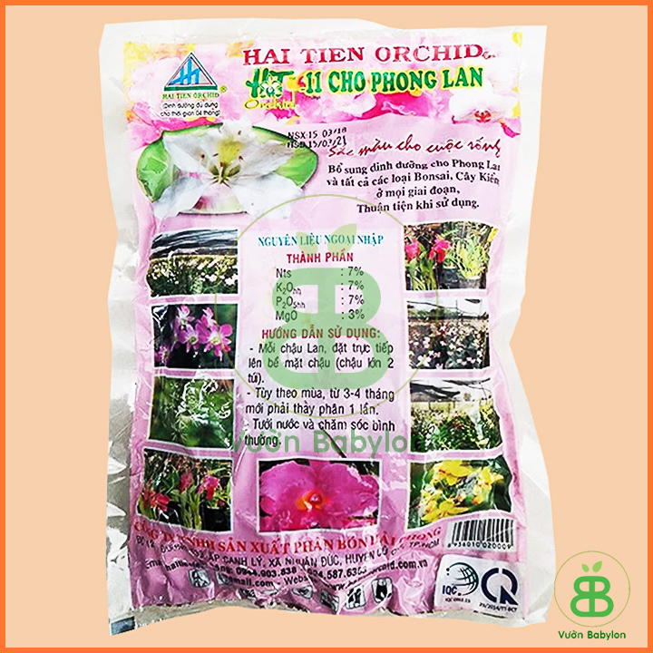 Phân bón cho phong lan hải tiến orchid