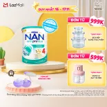 [CHỈ 15-17.11 QT Đơn 599K/999K] [Tặng Đèn ngủ mini cho bé] Sữa bột Nestlé NAN OPTIPRO PLUS 4 1500g/lon với 5HMO Giúp tiêu hóa tốt + Tăng cường đề kháng