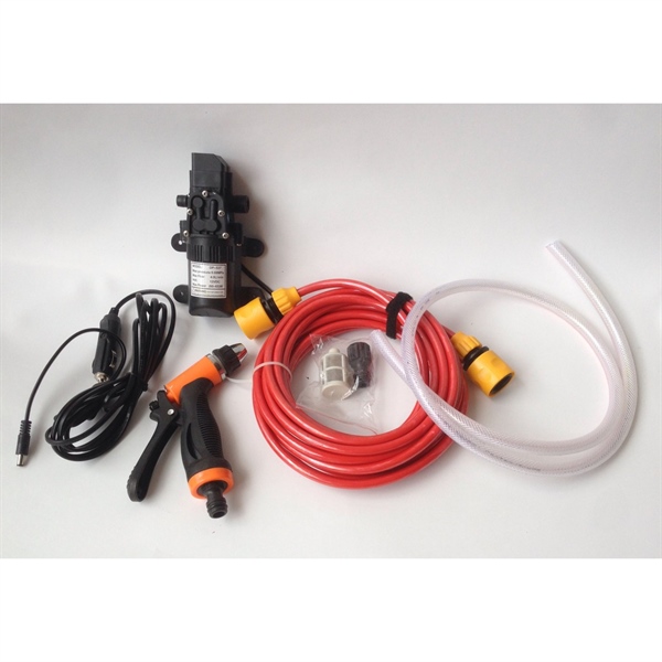 Bộ Máy bơm rửa xe tăng áp lực nước mini 12v