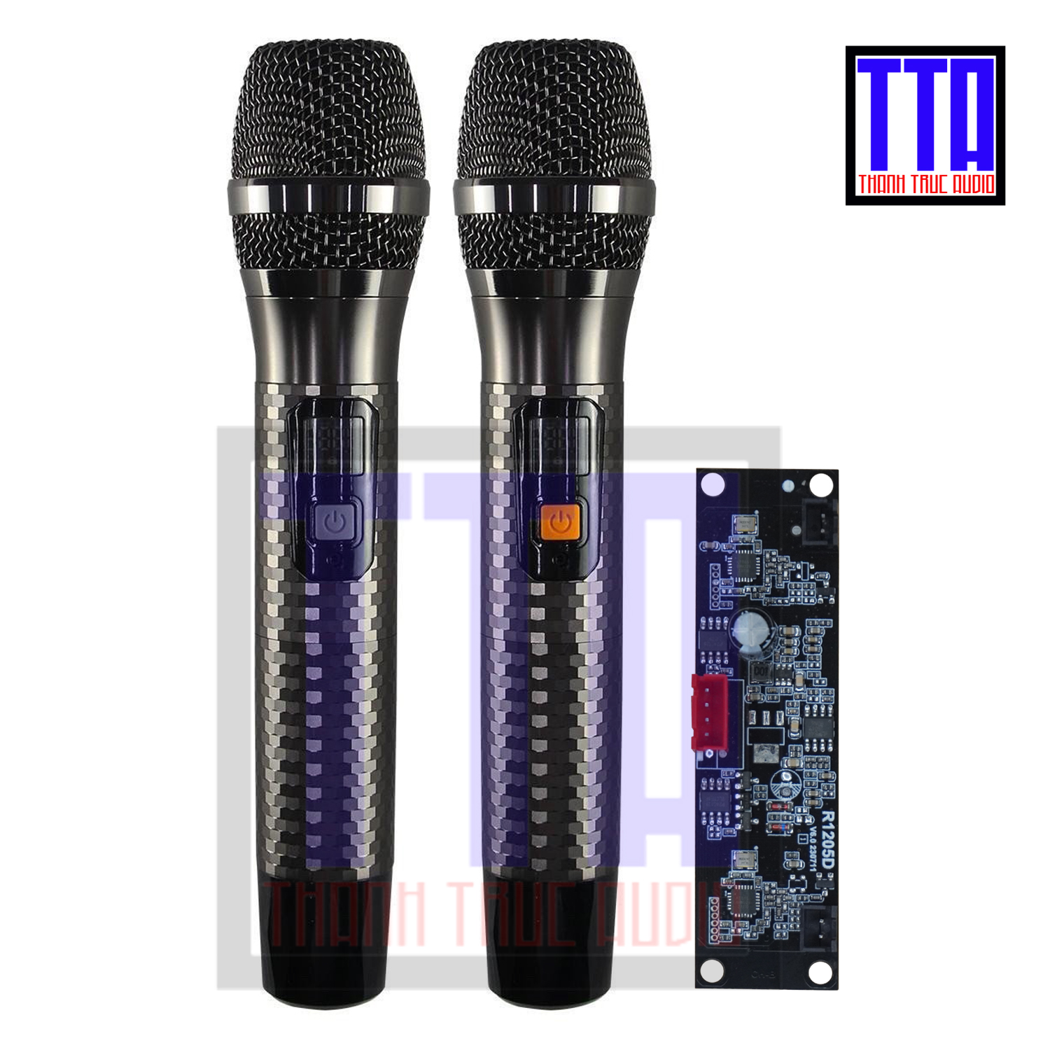 [HCM]Micro loa kéo wireless UHF Z05D set sóng - loại 1 đầu nhôm - Z05D-Đen