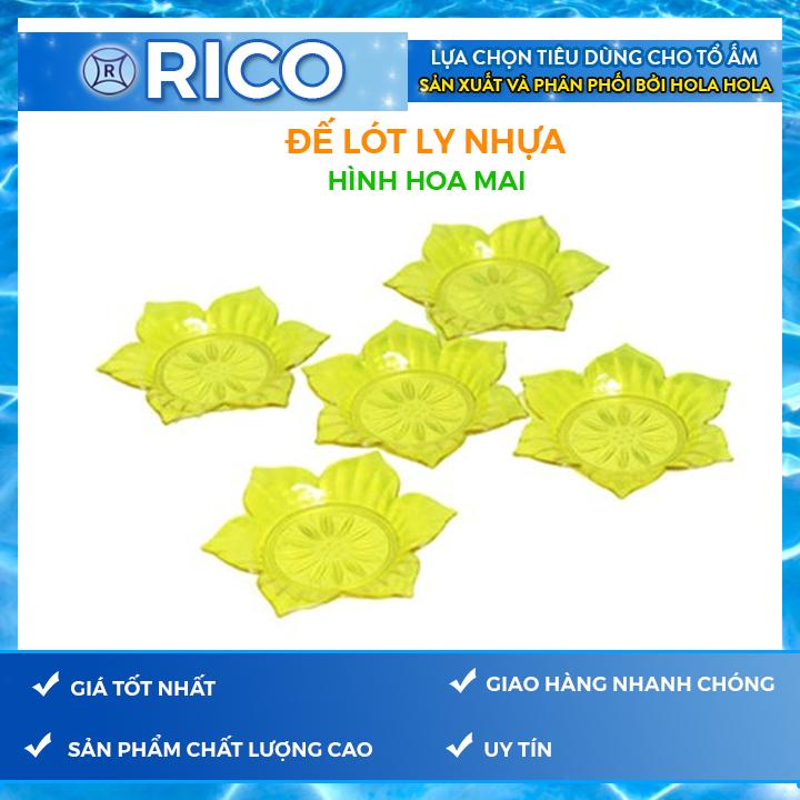 Bộ 5 miếng đế lót ly hoa Rico