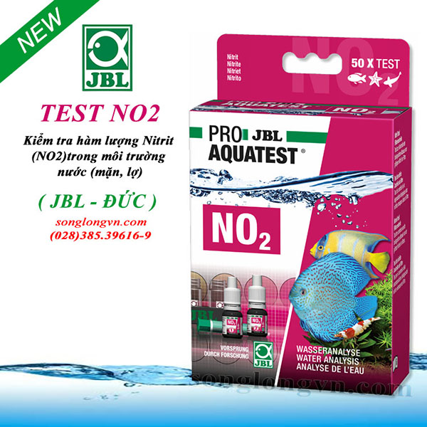 Test NO2 cho nước thủy sản, test nitrit cho nước nuôi tôm cá...