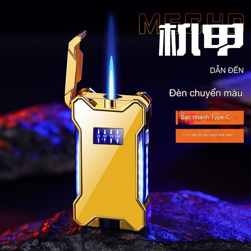Bật lửa ,hộp qụet kim loại khò cảm ứng wd889 có hộp
