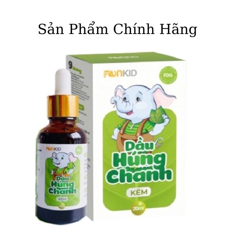 Dầu Húng Chanh Kẽm 30ml chính hãng Faneco