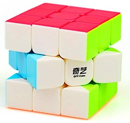 (HÀNG CHUẨN) Đồ chơi Rubik 3x3x3 không viền có sách hướng dẫn có hộp đựng - Tốc độ, trơn mượt, bẻ góc tốt, rubik 3x3  hang chuan thi dau