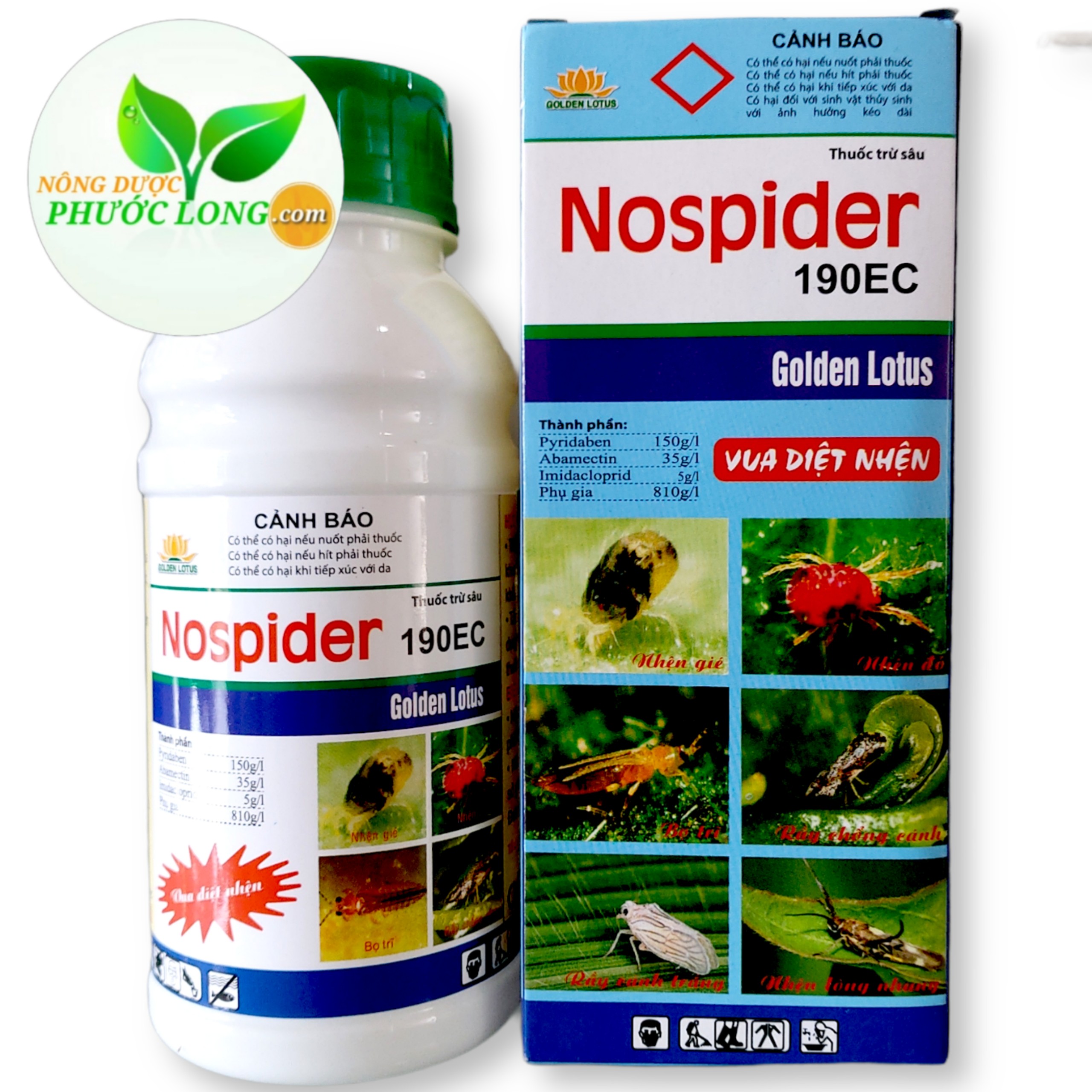 Thuốc Chuyên Trừ Nhện Đỏ Cho Sầu Riêng Nospider 190ec 400ml