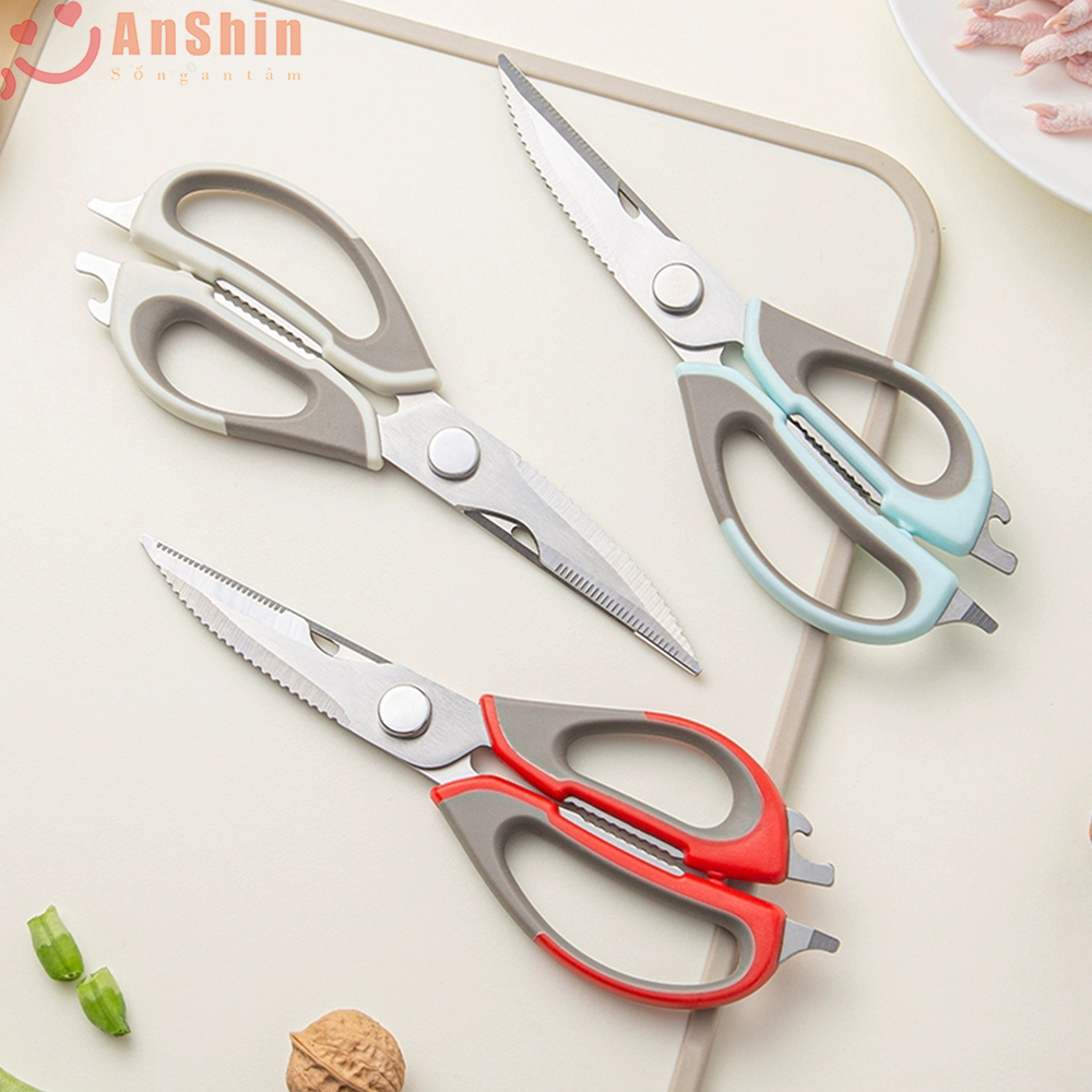 Kéo nhà bếp đa năng 7 trong 1 - cắt xương gà, vịt siêu bén