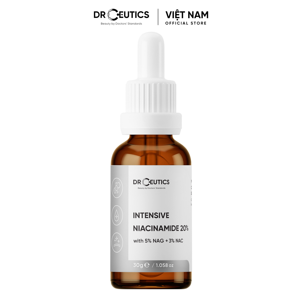 [Chính hãng]DrCeutics Serum B3 20% Intensive Niacinamide 20% - Làm sáng da - Mờ thâm