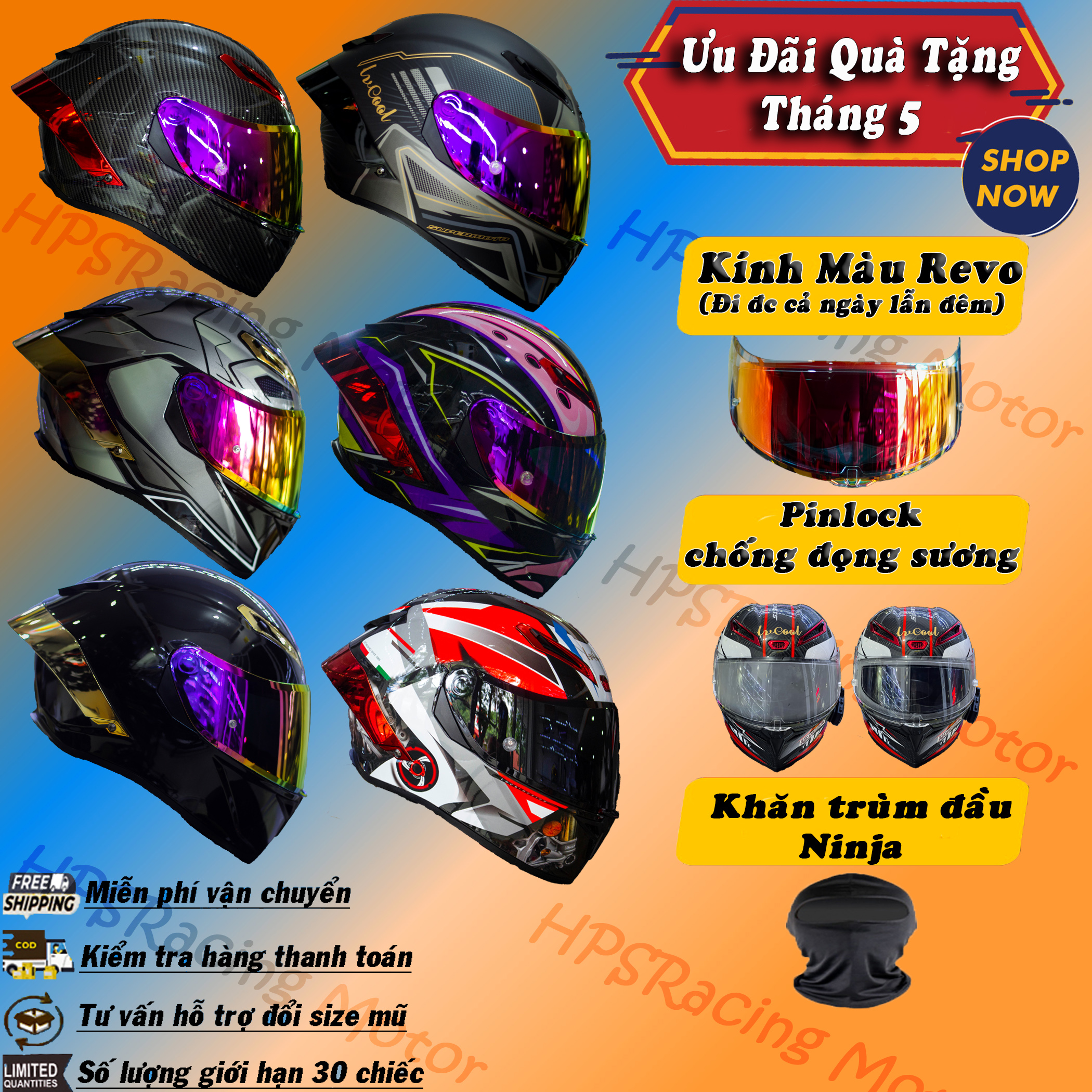 Mũ bảo hiểm fullface lvcool - mũ bảo hiểm chính hãng