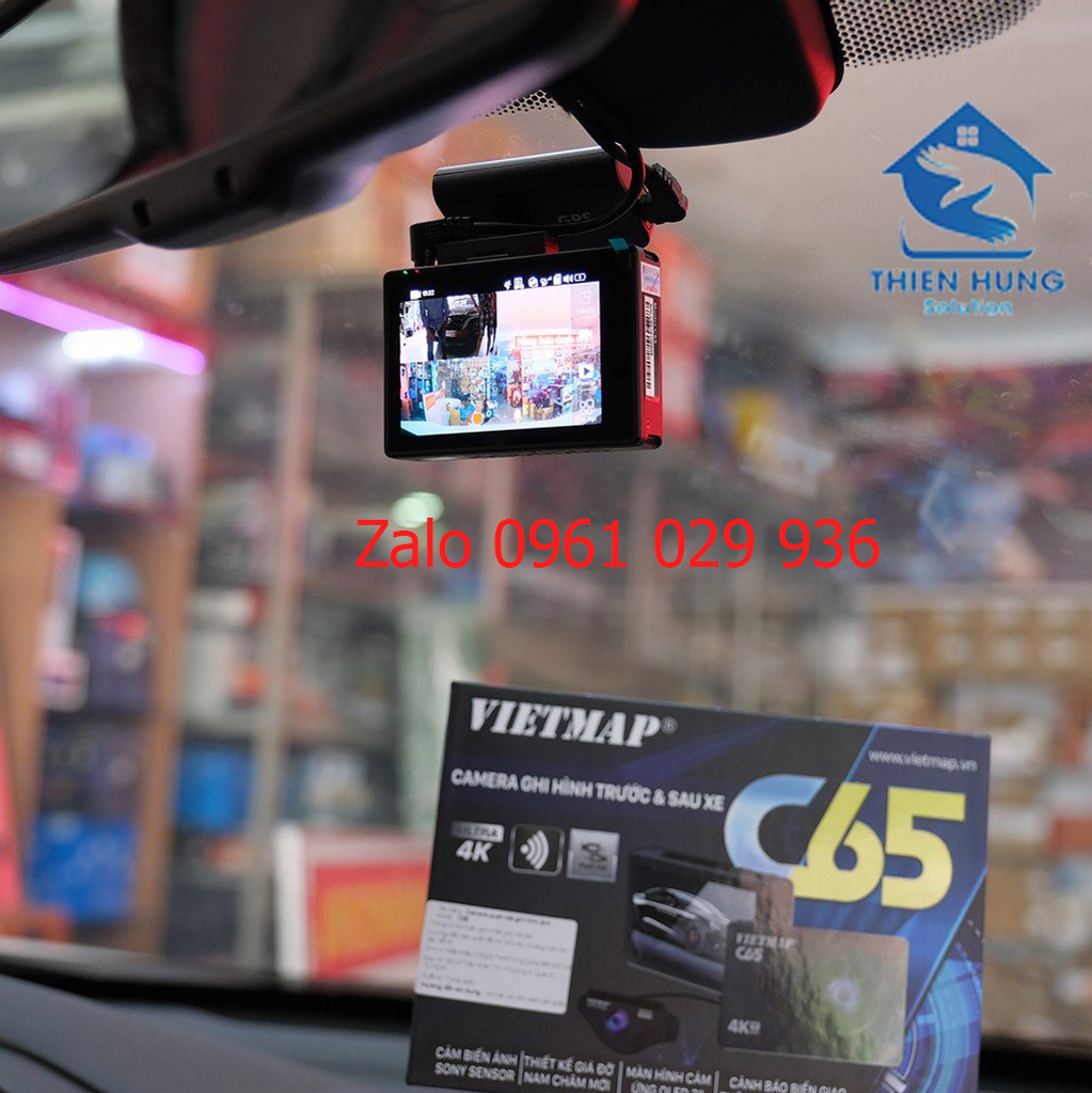 Camera hành trình ghi hình trước và sau cao cấp VietMap C65
