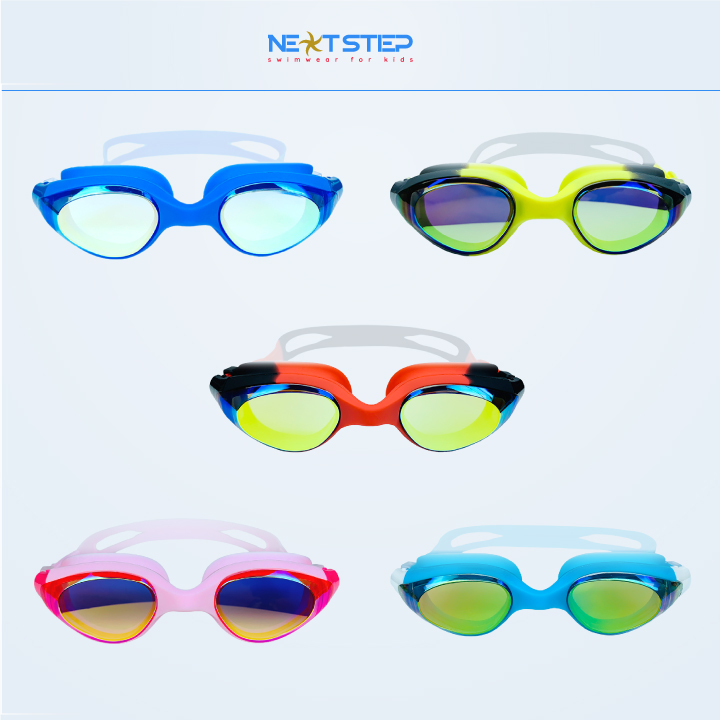 Kính bơi trẻ em Sinca có lớp tráng gương, chống sương mù, dây silicon dễ dàng điều chỉnh cho bé từ 5 tuổi - 15 tuổi