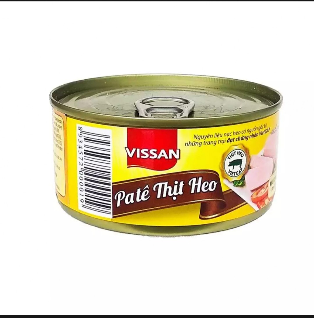 Pate thịt heo vissan hộp 170g