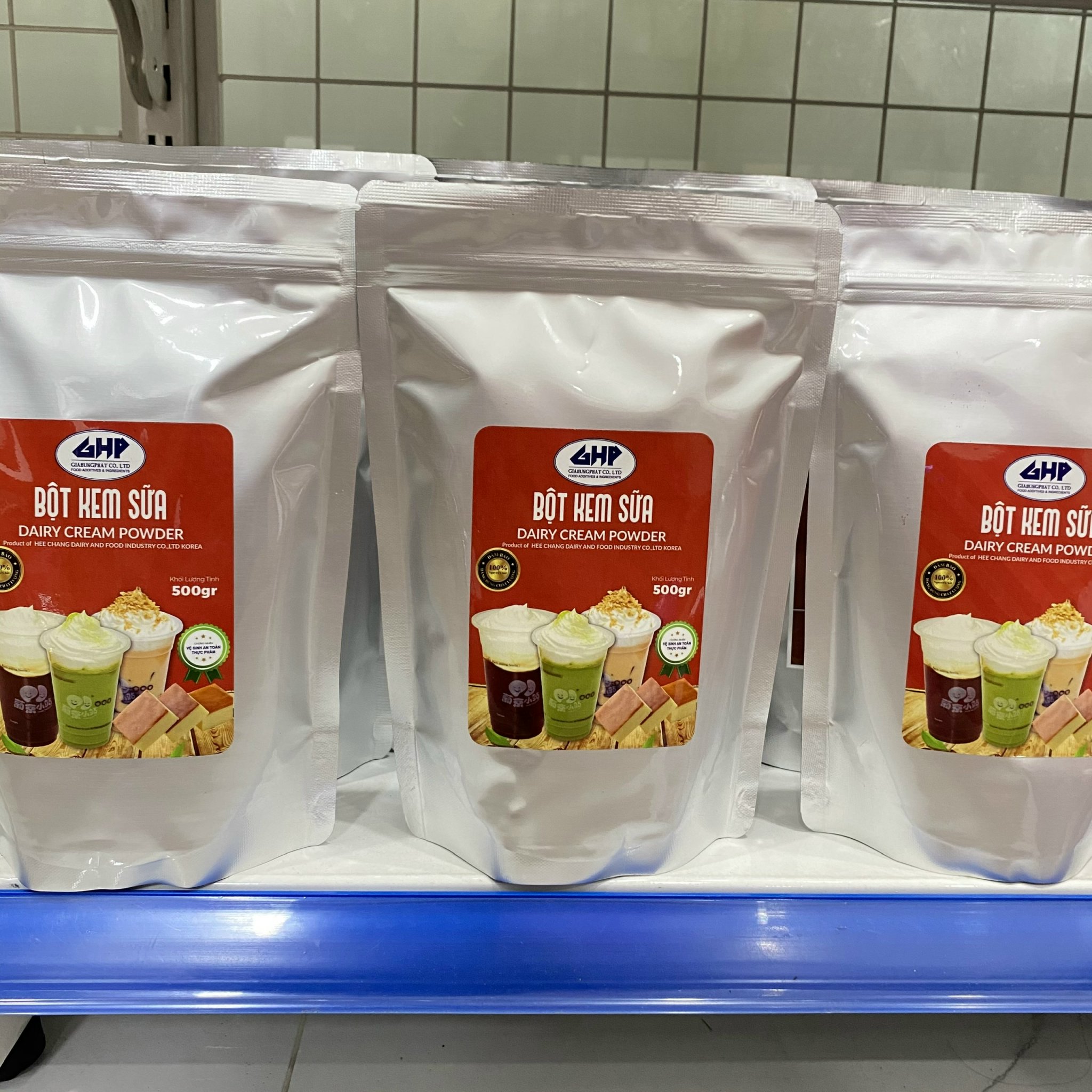 500 GRAM Bột kem sữa Hàn quốc An toàn Thực Phẩm, Bột kem sữa béo Hàn Quốc dùng chế biến trà sữa, ngũ cốc, làm bánh....