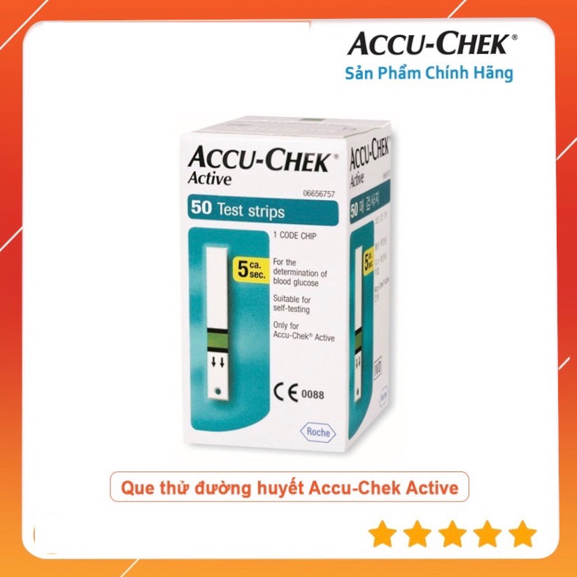 Que thử đường huyết accuchek active