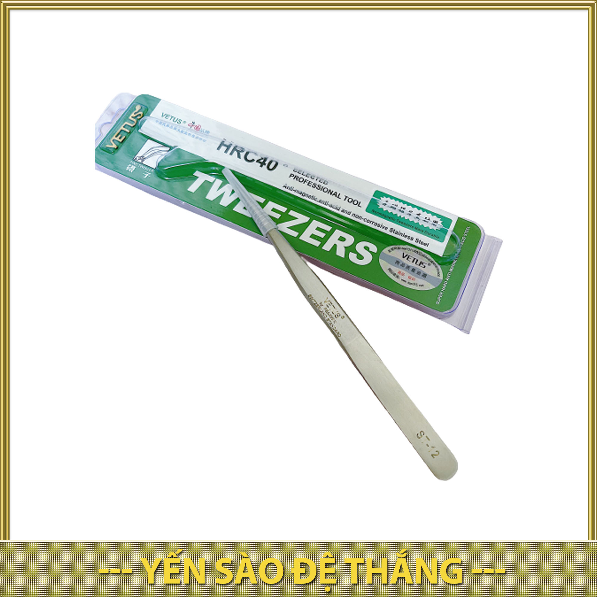 Nhíp nhặt lông tổ yến dành cho thợ chuyên nghiệp  - NHÍP CÓ ĐỘ CHÍNH XÁC CAO , ĐẦU NHÍP NHỌN DỄ DÀNG THAO TÁC