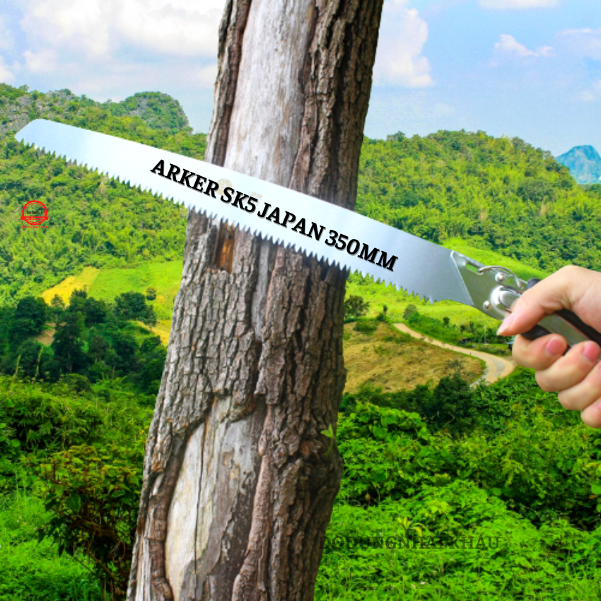 Cưa cành cây cưa gỗ cầm tay arker japan dài 350mm