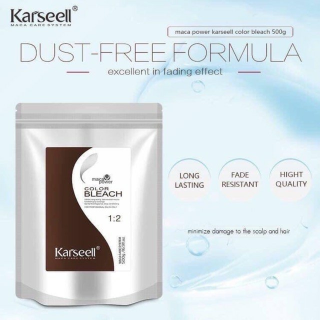 Thuốc tẩy tóc Karsell Collagen - Tẩy Kyana 9D collagen bột tẩy tóc 500gr