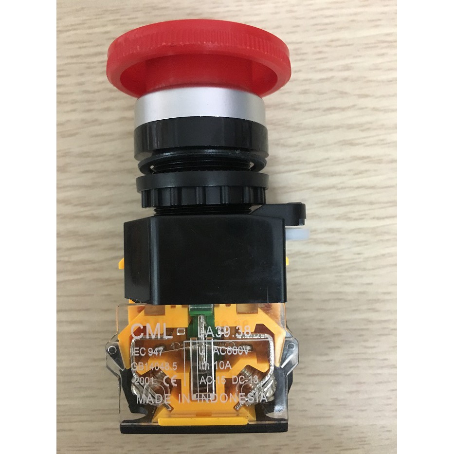 Nút nhấn dừng khẩn LA39-112S/STOP phi 22 Đỏ Nút dừng khẩn cấp