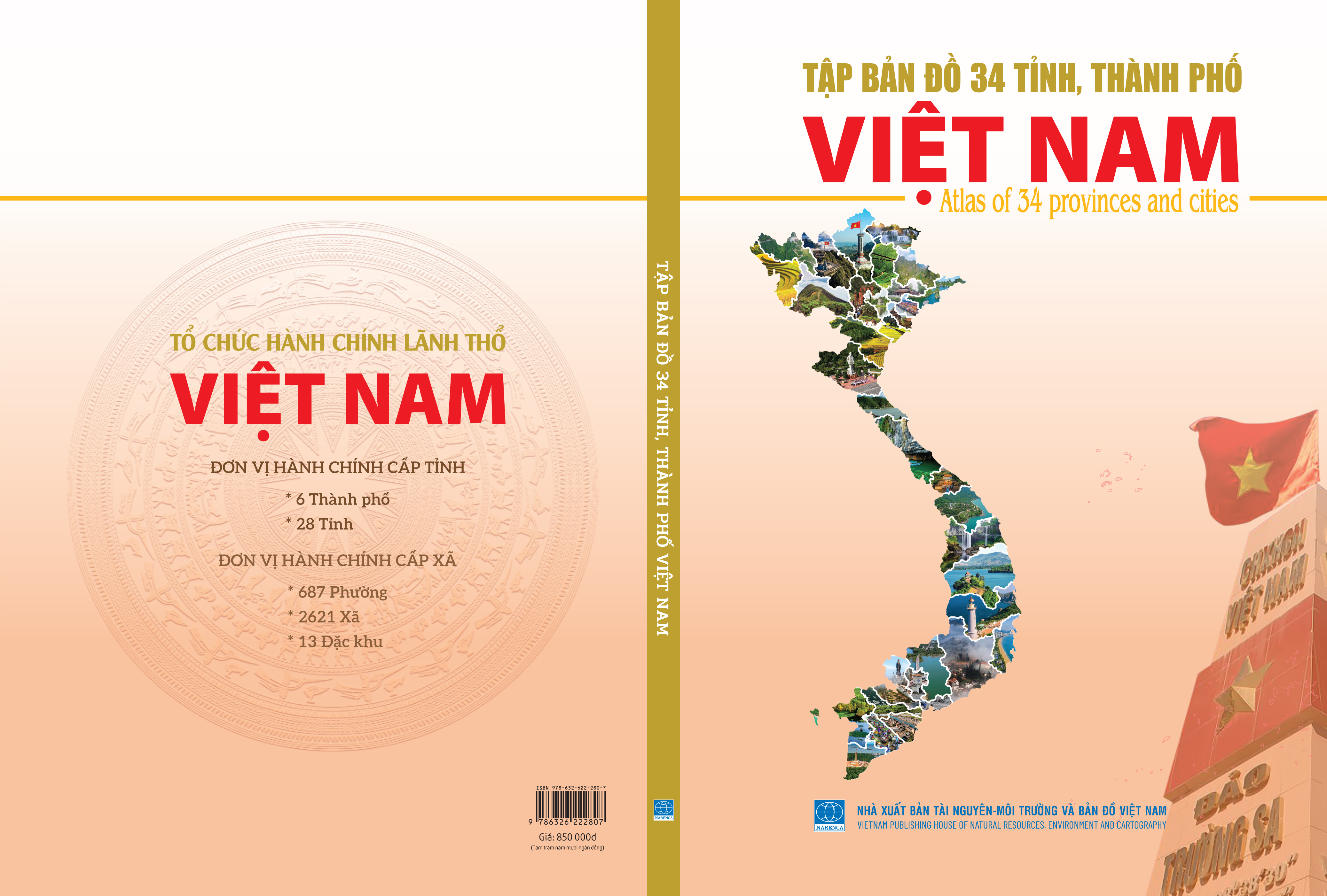 Tập hành chính 3321 xã, phường - 34 tỉnh, thành phố - Việt Nam