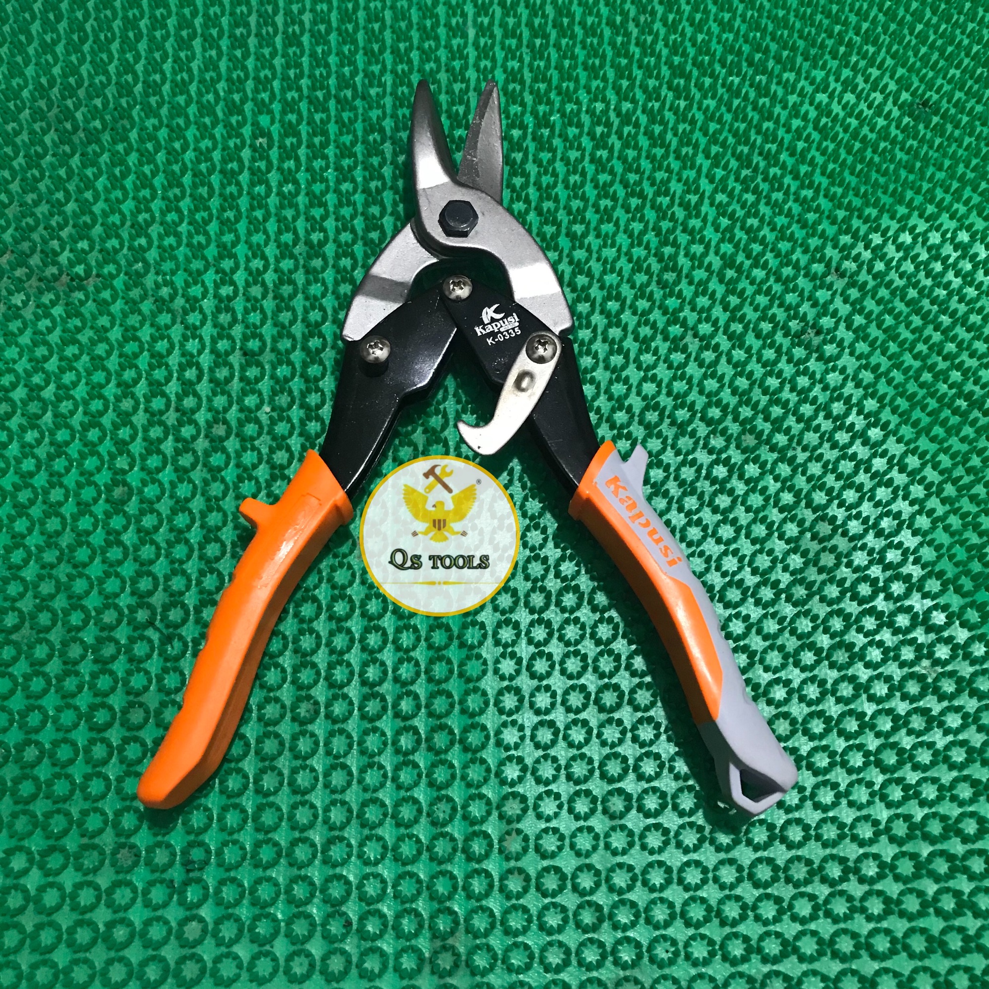 Kéo cắt tôn - cắt xương thạch cao mũi thẳng JAPAN KAPUSI cao cấp 10 inch 250mm