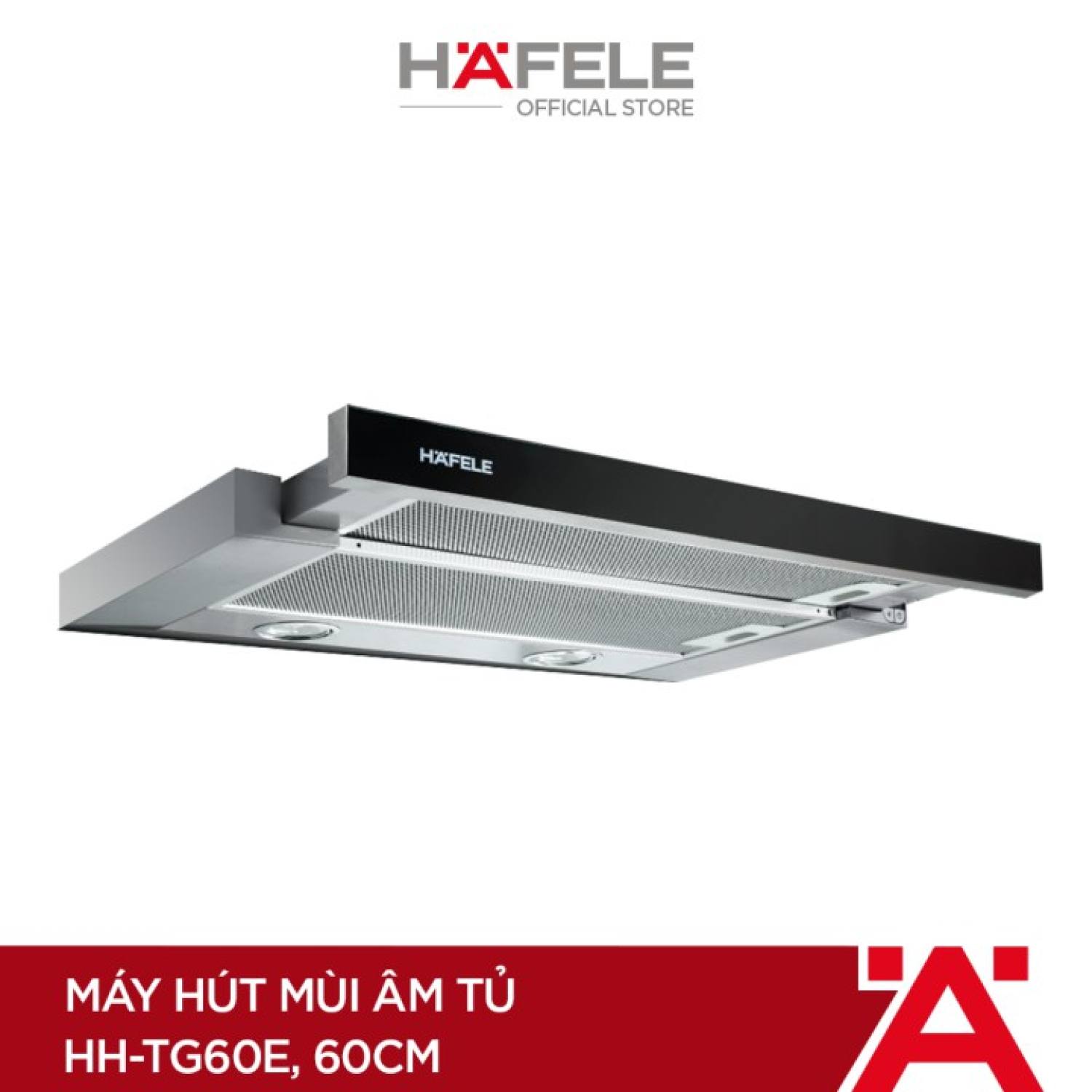 Máy hút mùi âm tủ hafele hh-tg60e - 539.81.073 xuất xứ châu âu kèm than hoạt tính