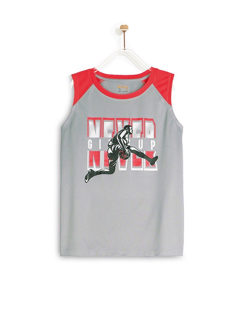 Áo thun bé trai m.d.k printed tank w. shoulder contrast