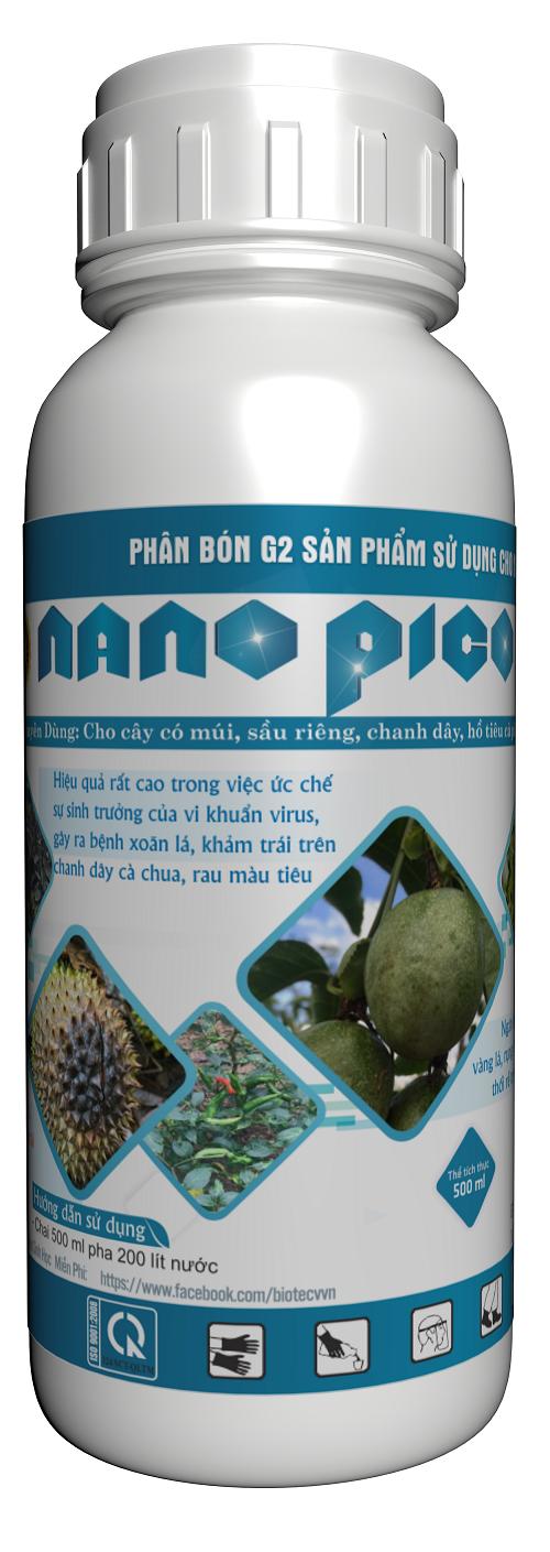 Xoăn đọt, thụt đọt, ngắn ngừa vi rút, thân mặt dẫn - NANO PICO
