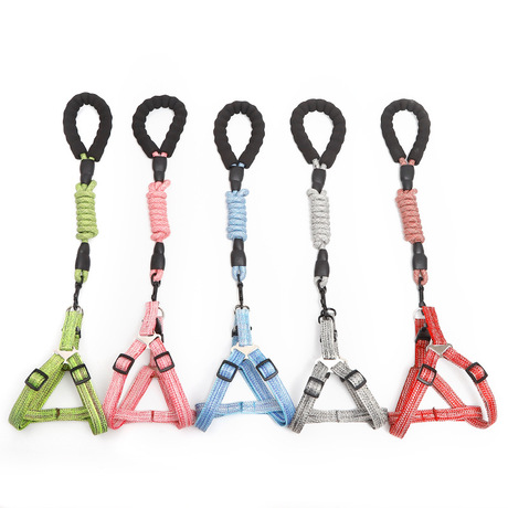 Dây dắt chó đi dạo, xích ngực, dây dài tối đa 1,3m