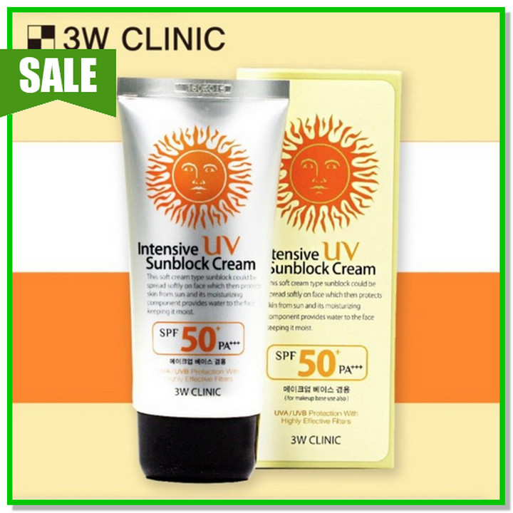 [FreeshipMAX] [HCM]Kem Chống Nắng 3w Clinic Nâng tone không thấm nước