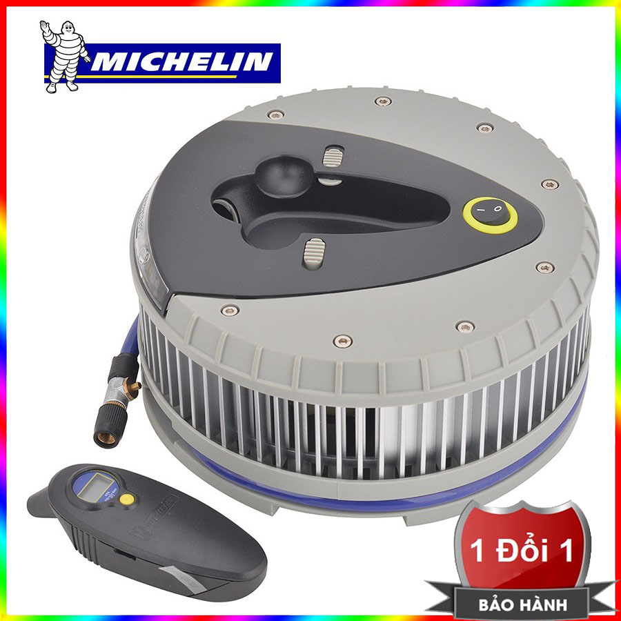 Bơm 12v lốp xe michelin 4388ml 12260 + tặng kèm 1 kẹp chì ắc quy ra cổng 12v