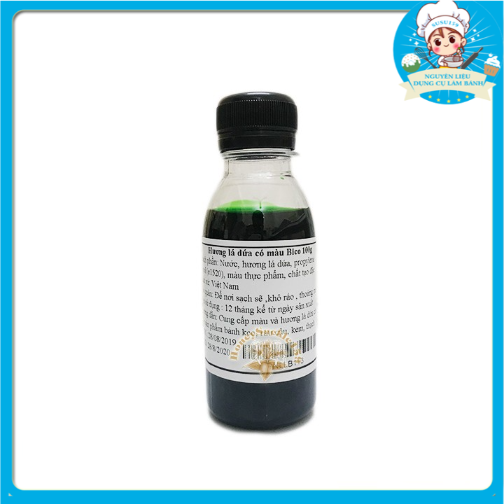 Tinh chất hương lá dứa có màu bico 100ml
