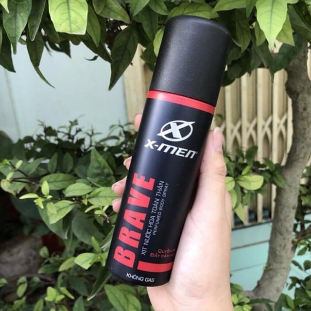 {Bán Bao Sỉ} Xịt khử mùi X-Men Brave Mạnh mẽ Hâp dẫn chai 100ml Đỏ - Uy Tín Hàng Đầu