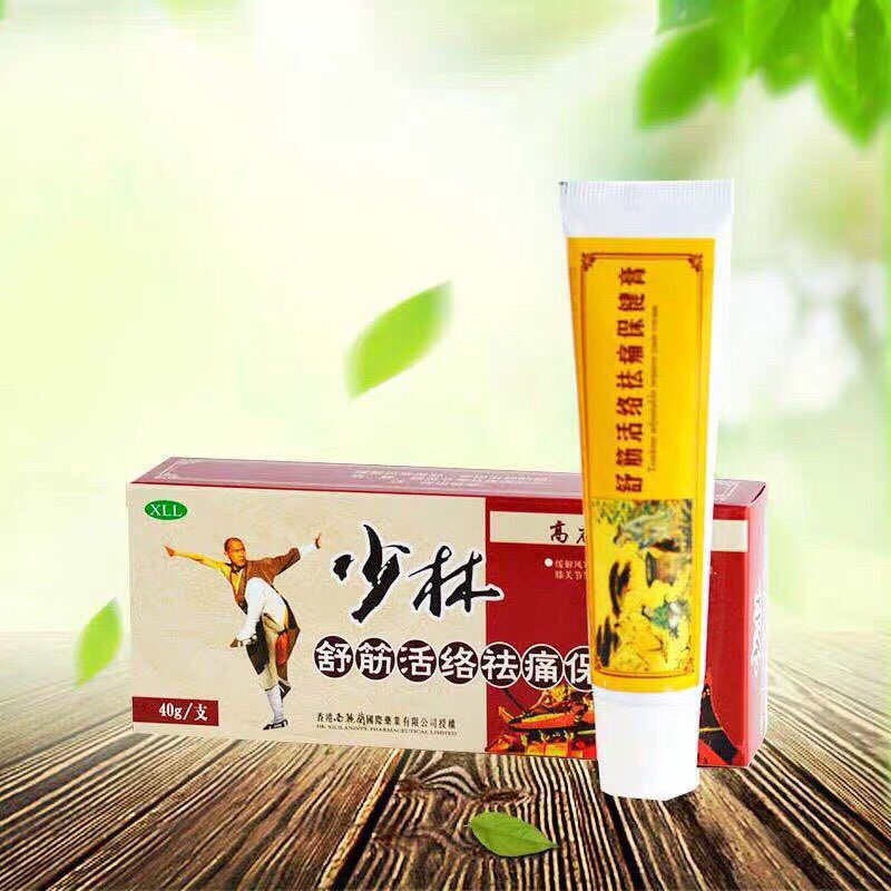Kem mỡ giam đau Shujin Huo luo Sản phẩm này được làm từ răn đen, bọ cạp, rết