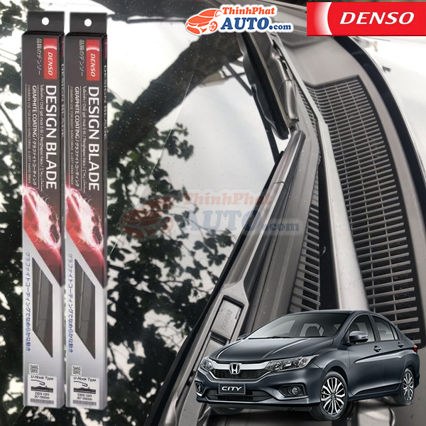 Gạt Mưa Xe Honda City Denso Made In Japan, Bảo Hành 1 Năm