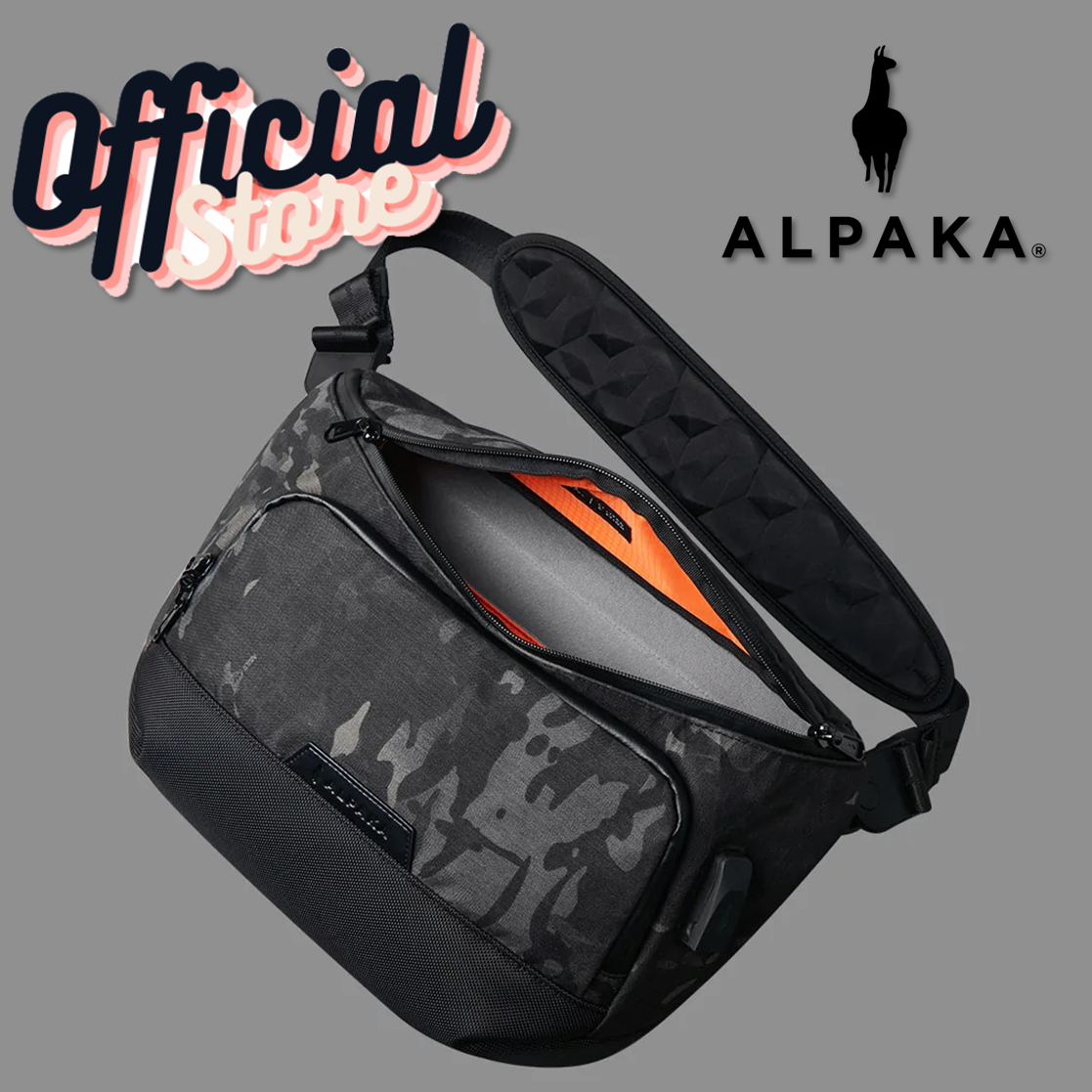 Alpaka zip pouch max vì túi đeo chéo thông minh hộ chiếu, thiết yếu, trọng lượng nhẹ & chống thời tiết, túi dép dành cho nam và nữ
