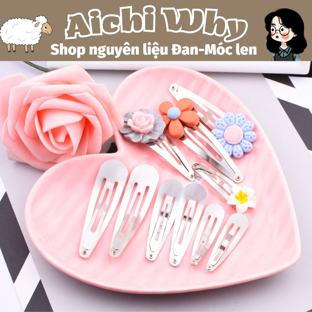 Phôi kẹp tóc handmade