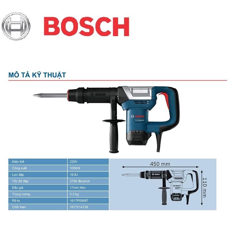 Máy đục Bosch GSH 500 GEN II New 2019